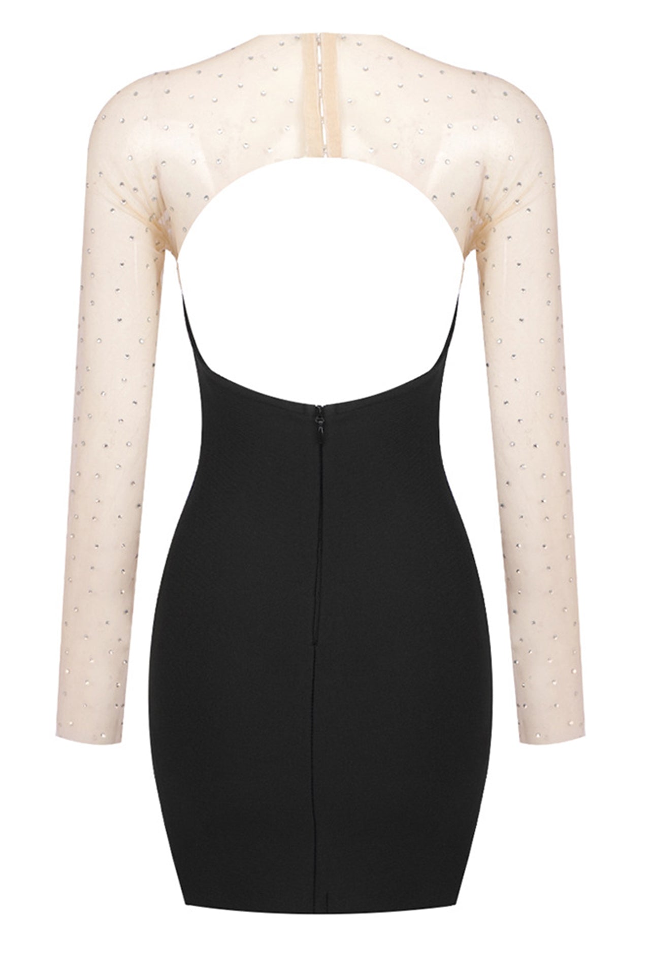 Camila Black Long Sleeve Mini Dress