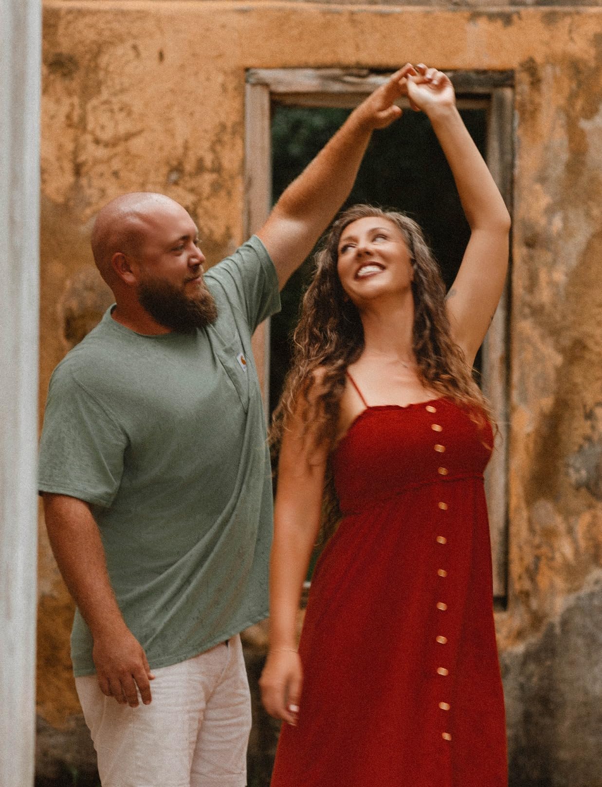 PinkLaura 2025 New Spaghetti Strap Button Ruffle Pocket Maxi Dress (Buy 2 Free Shipping)