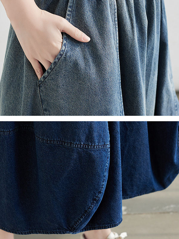 Loose Elasticity Gradient Skirts