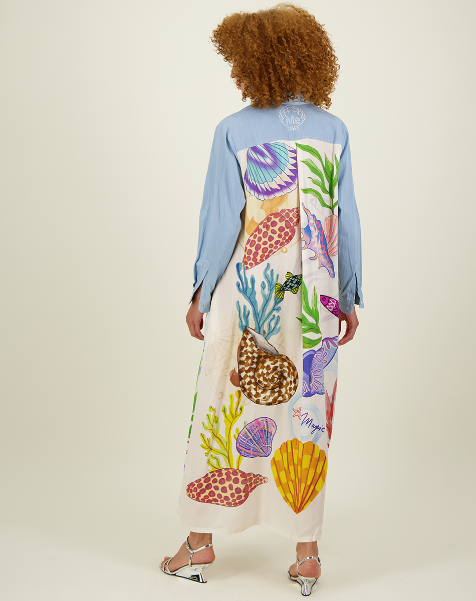 ME369 Elena Magic Denim dress