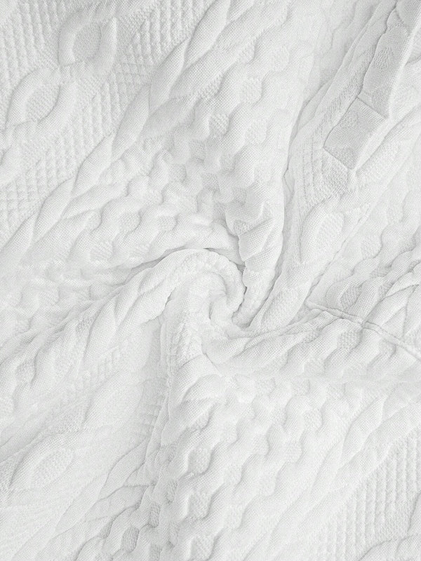 Long Sleeves Loose Pockets Solid Color Split-Joint V-Neck T-Shirts Tops