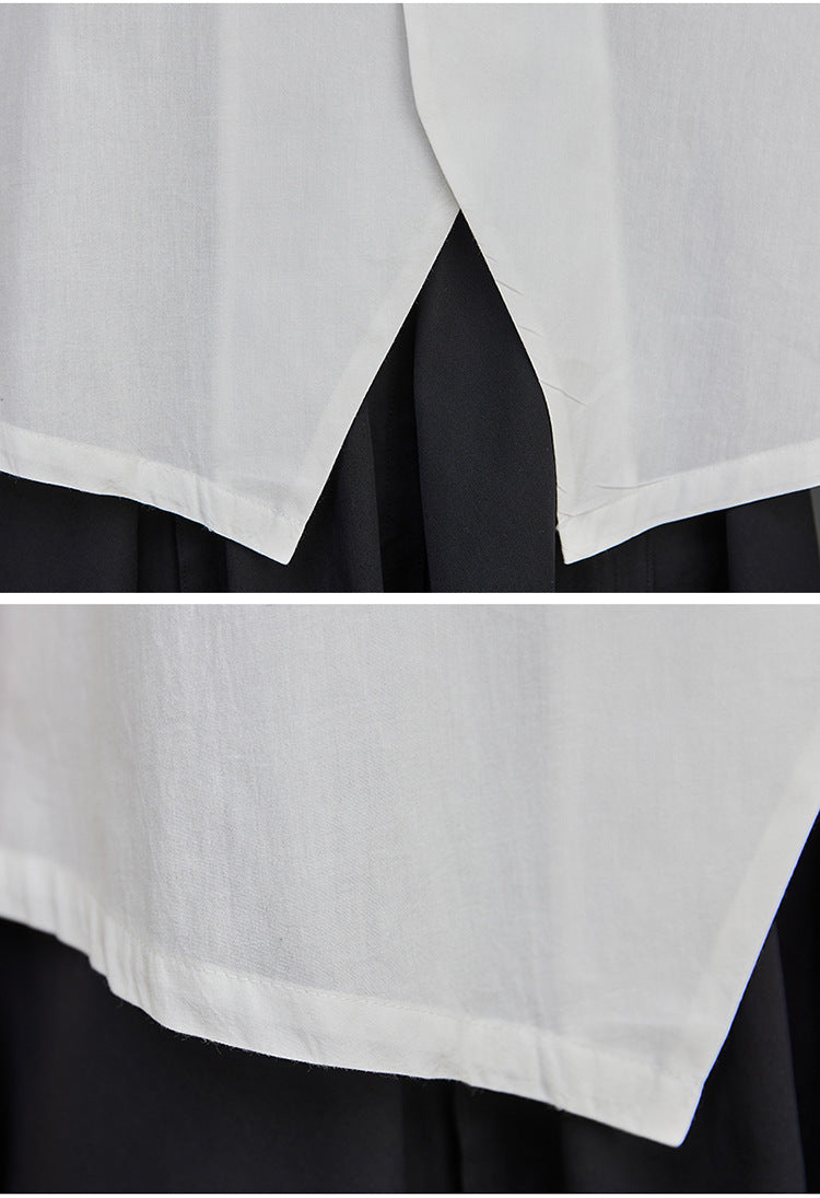 Simple Solid Color Short Sleeve Shirt