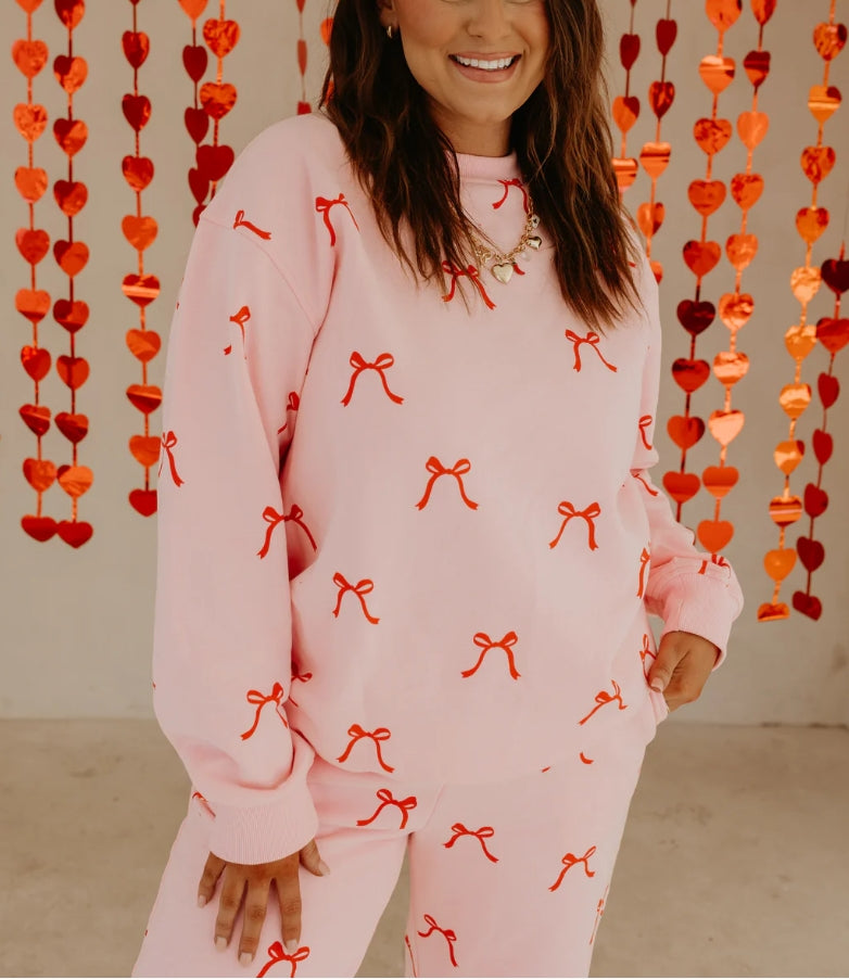 🎀Women's 2025 New Bow Detail Casual Sets(Buy 2 Free Shipping)