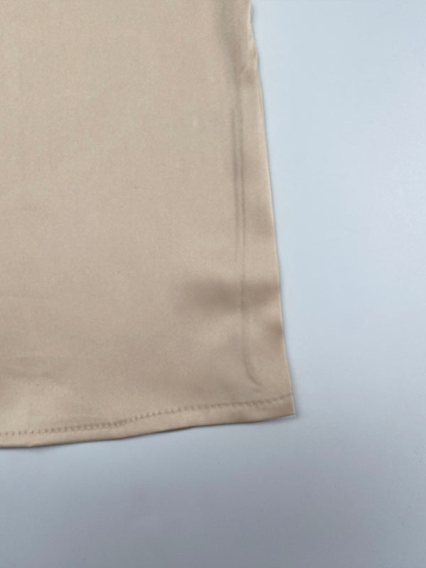 Loose Plus Size Beaded Split-Joint V-Neck Vest Top