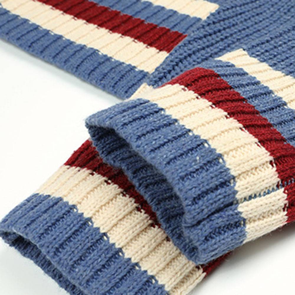 Patchwork Fall Women's Sweater