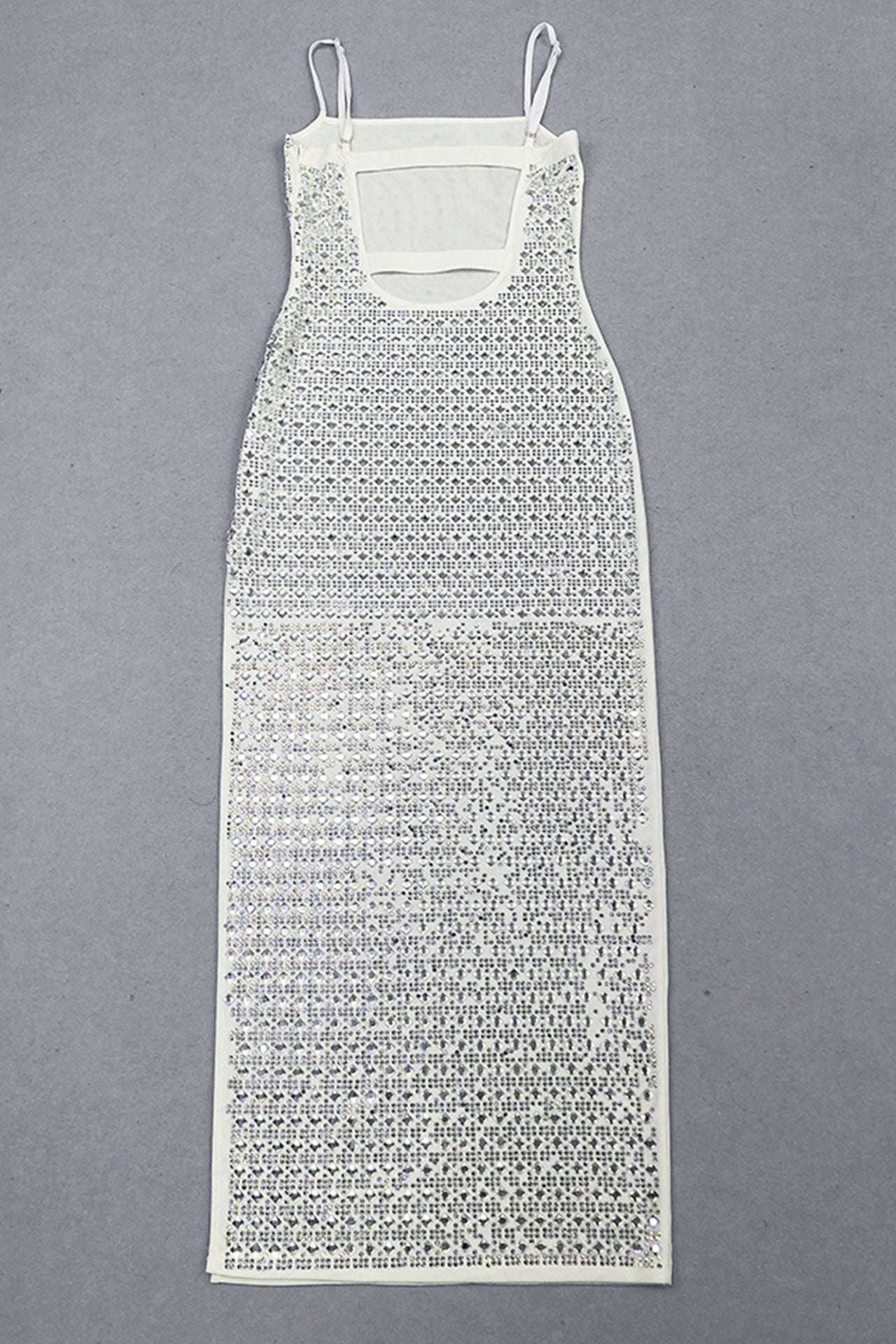 Camille Strap Rhinestone Maxi Dress