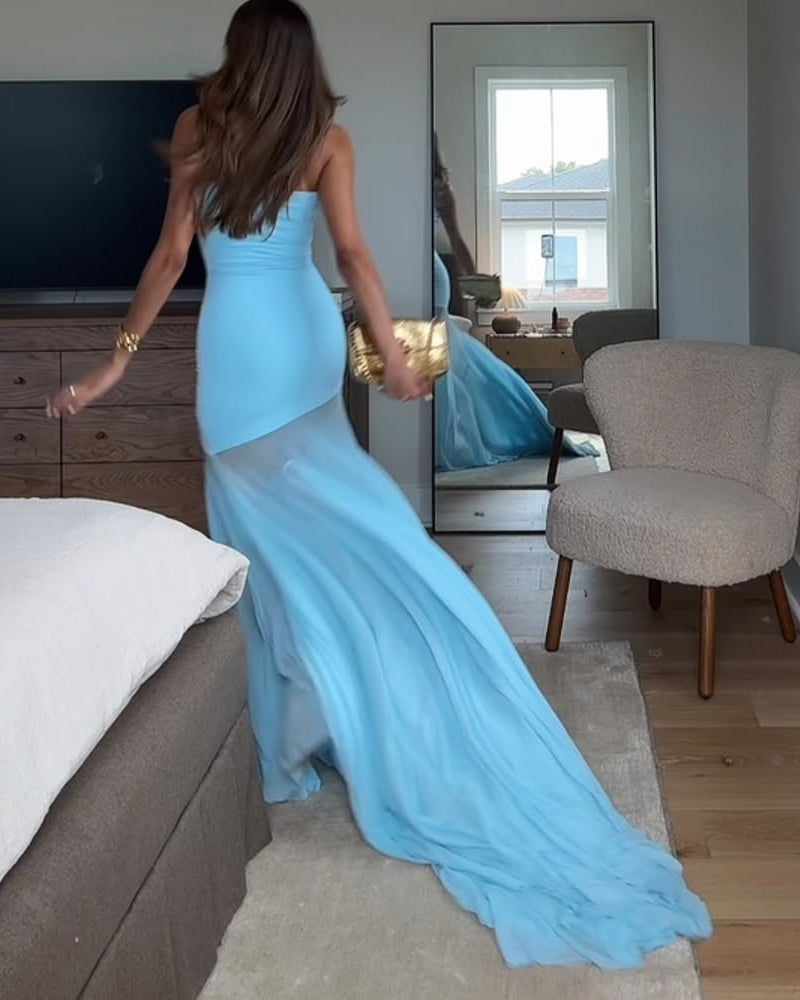 Elegant Strapless Dress