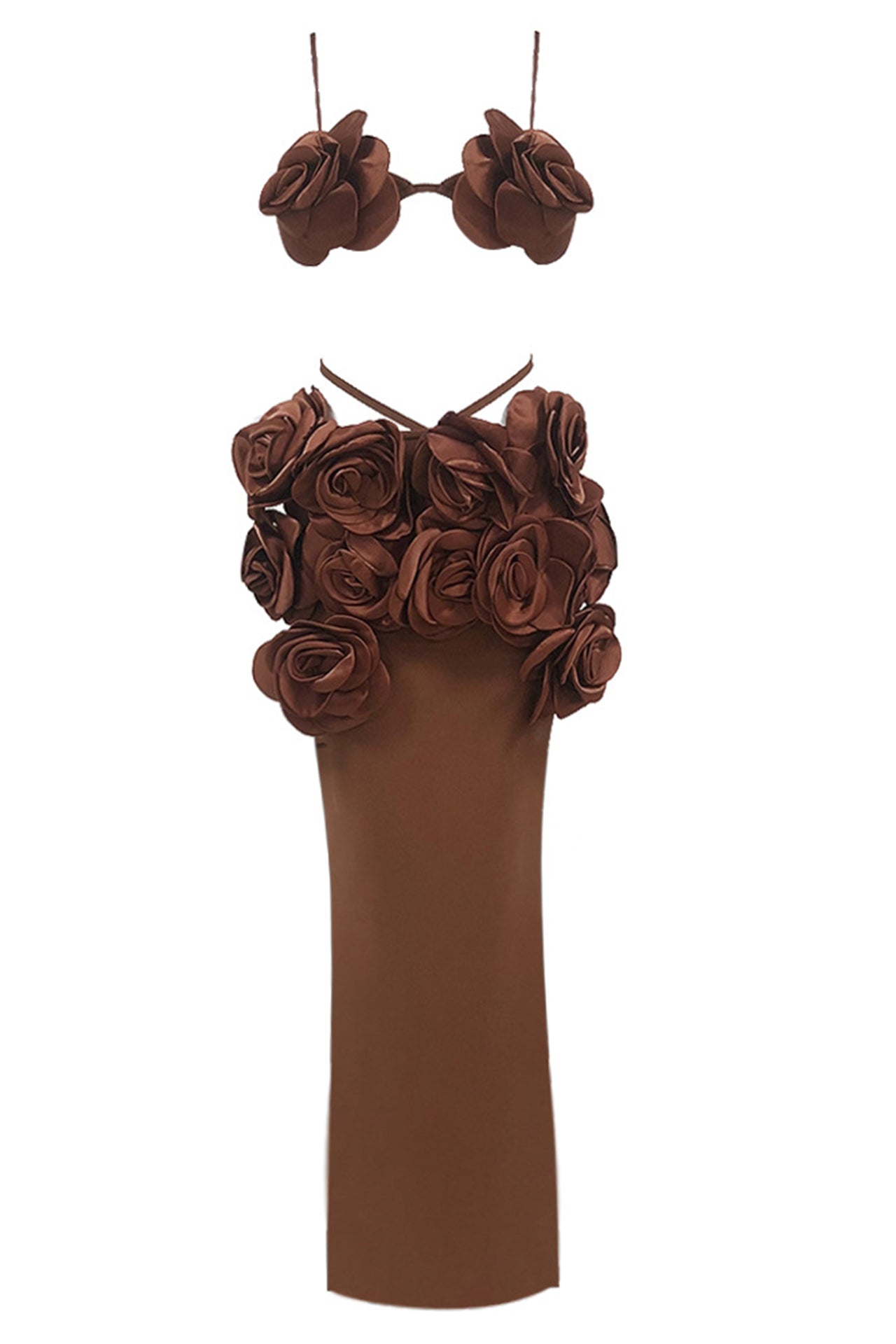 Alana Flower Skirt Two Piece Set