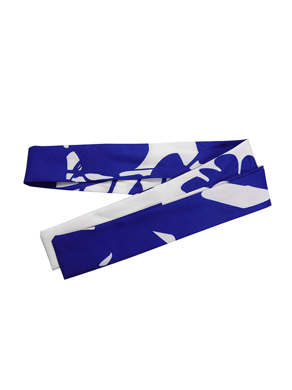 Irregular clipping Long Sleeves Lace-Up Pleated Printed Split-Joint Tied Waist Lapel Maxi Dresses Shirt Dress