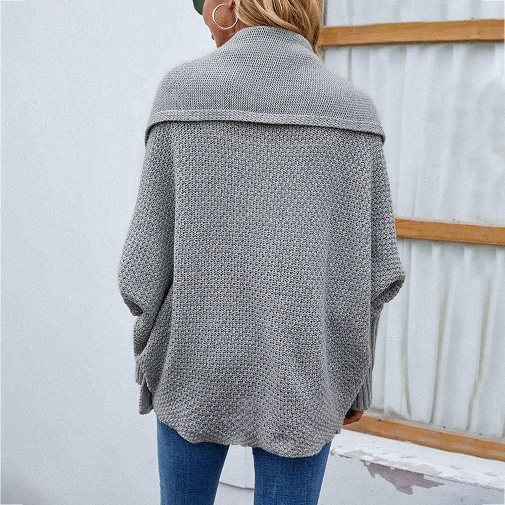 Batwing Sleeve Regular Fall Women's Sweater