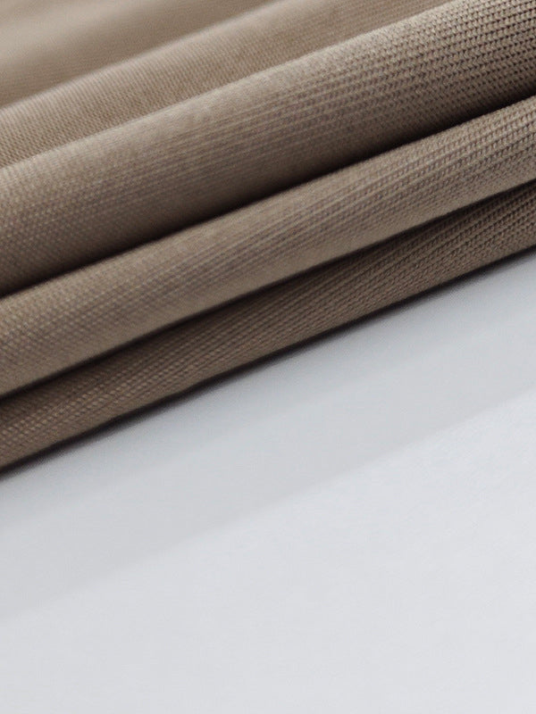 A-Line Flared Sleeves Contrast Color Pleated Split-Joint Round-Neck Mini Dresses