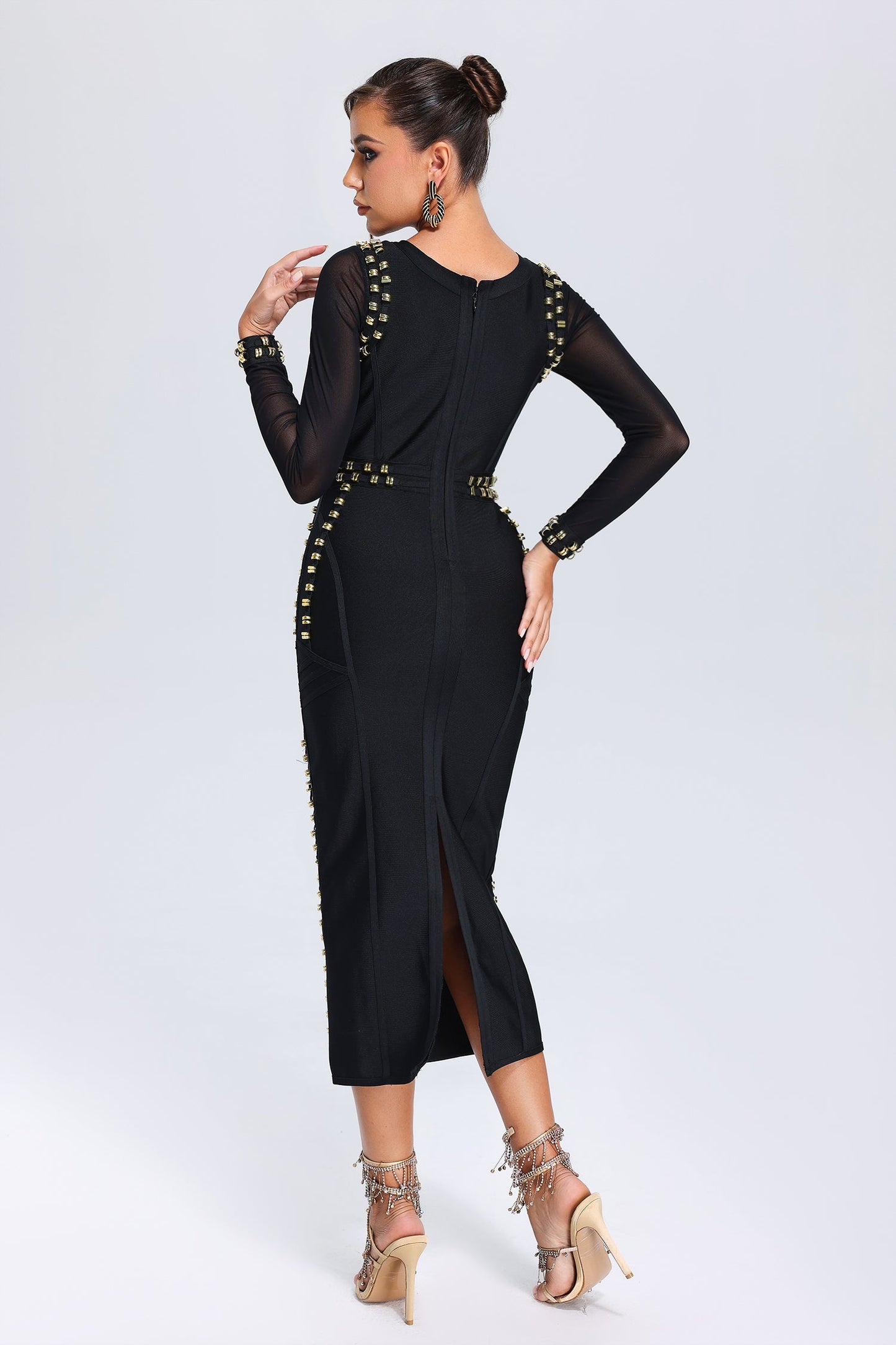 Jaza Bandage Midi Dress