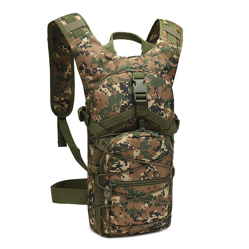 Outdoor cycling bag, camouflage waterproof Oxford cloth small backpack women's bag outdoor portable tactical backpack