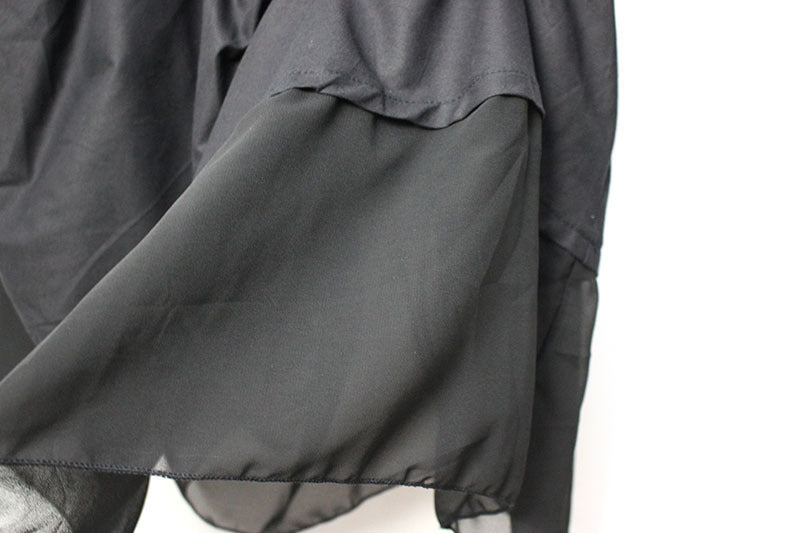 Vintage Patchwork Irregular Sleeveless A-Line Dress