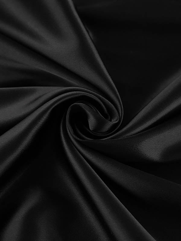 A-Line Long Sleeves Pleated Solid Color Zipper Round-Neck Midi Dresses