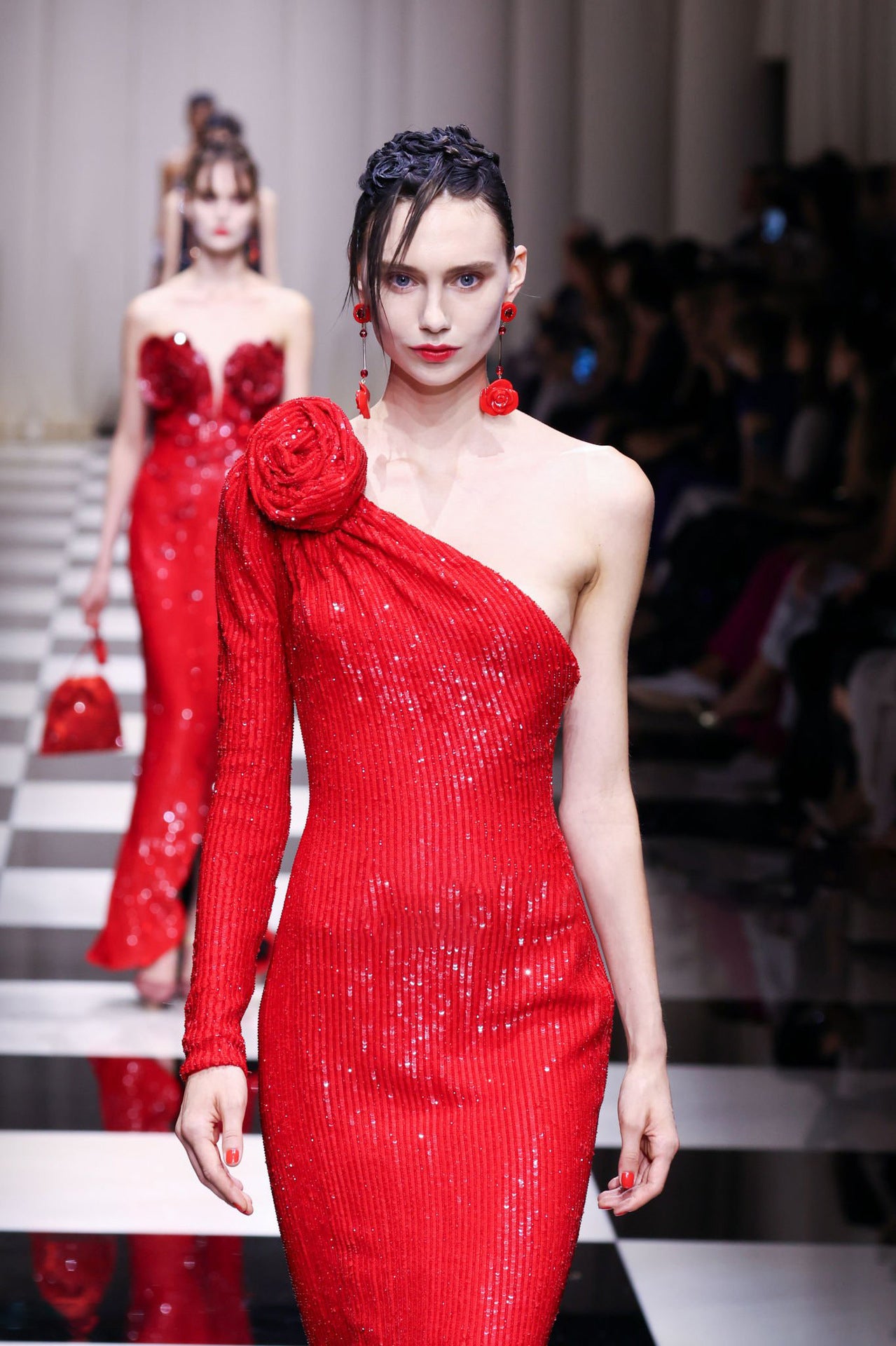 Arya Rose Sequined Maxi Dress