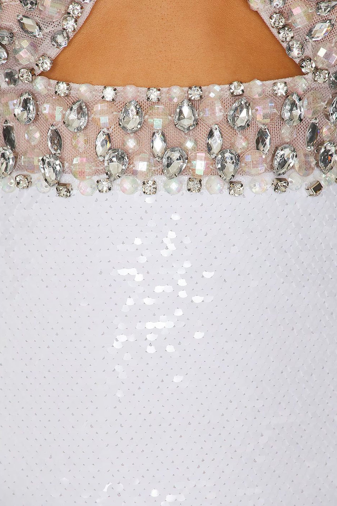 Thalia Rhinestone Midi Dress