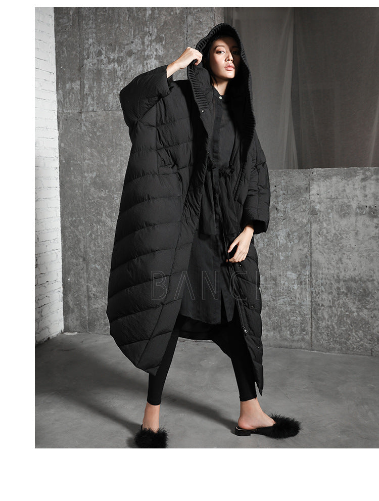 Warm Thickened Hooded Duck Down Coat