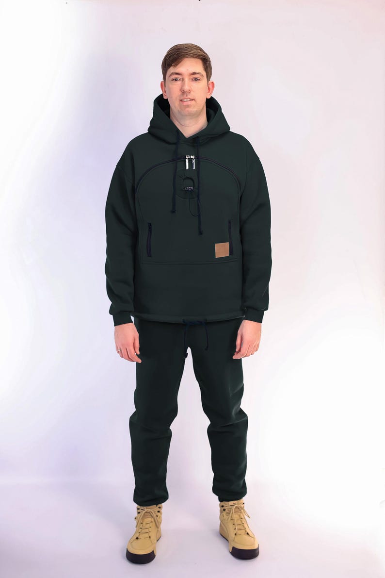 Pet Gift Hoodie | Hands-Free Dog & Cat Carrier Sweatshirt