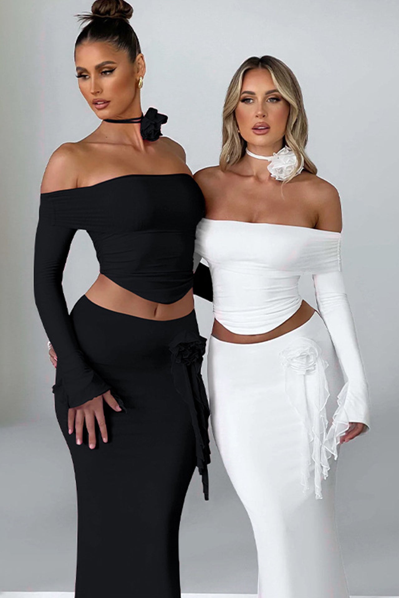 Charis Off the Shoulder Two Pieces Sets