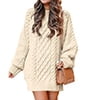 Oversized Sweaters for Women Cable Knit Chunky Pullover Sweater