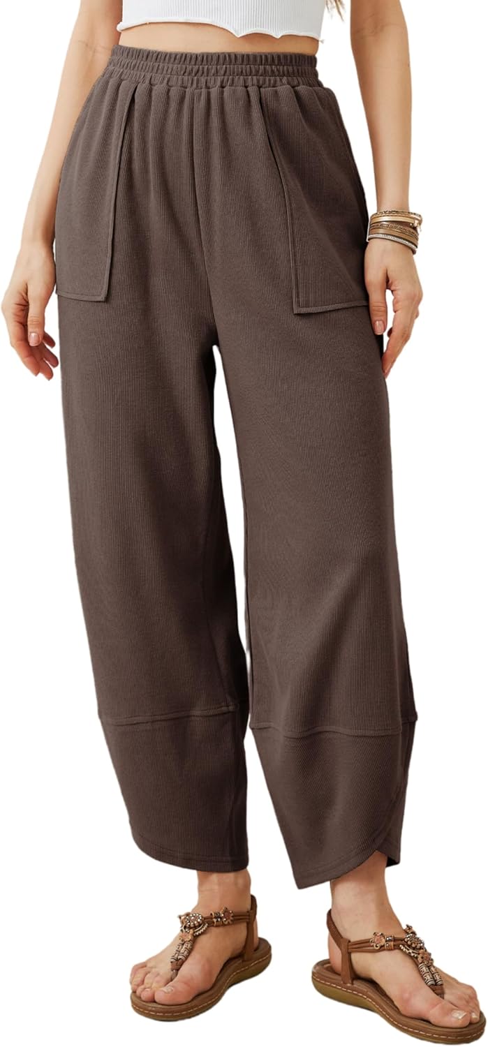 🙌Women's Baggy Wide Leg Casual Elastic Harem Pants (Buy 2 Free Shipping)