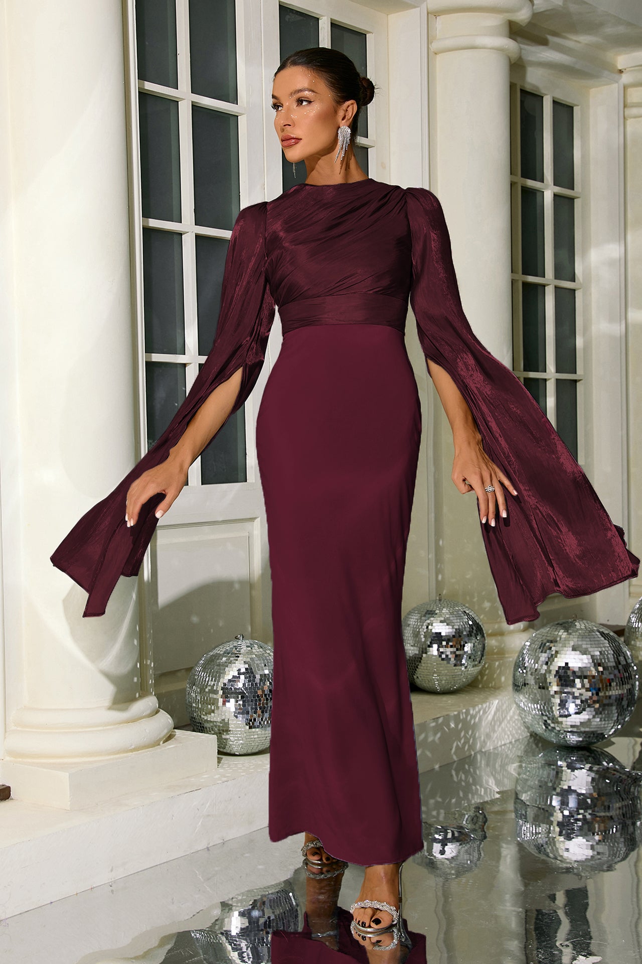 Eulalia Long Sleeve Maxi Dress