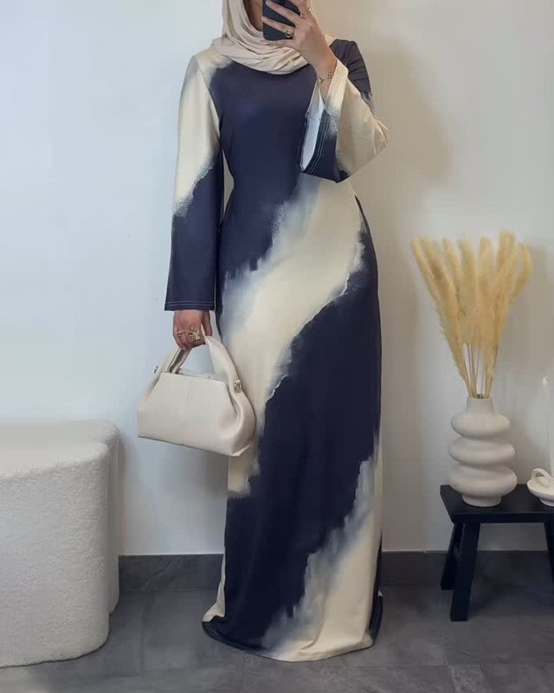 Elegant Gradient Dress