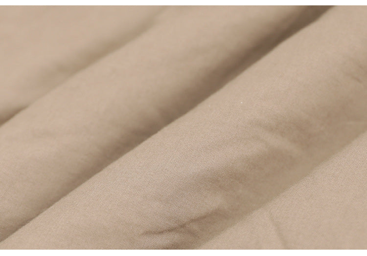 Classic Color Blocking Round Neck Jacket