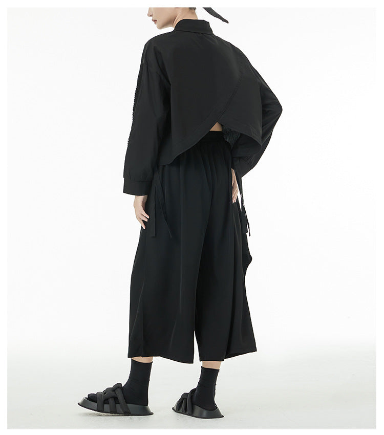 Personalized Solid Color Long Sleeve Lapel Shirt