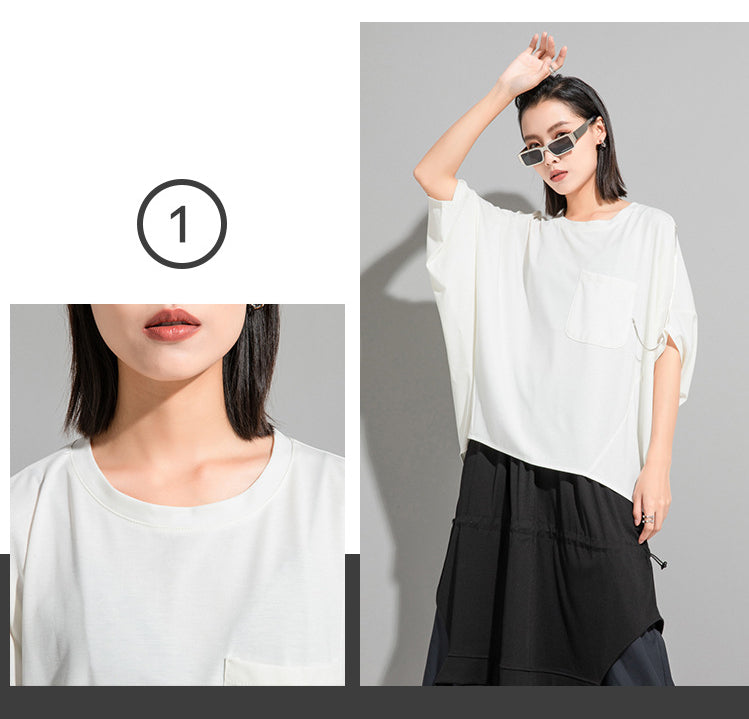 Comfortable and Breathable Batwing Sleeve Top