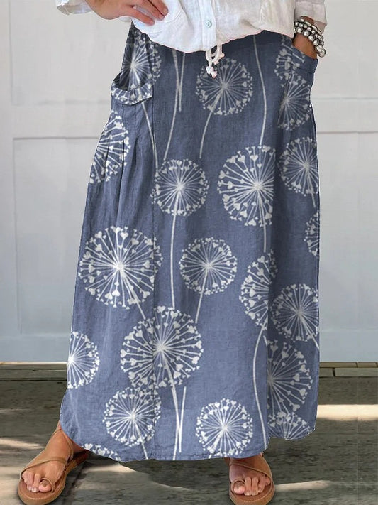 Women's Printed Vintage Skirt