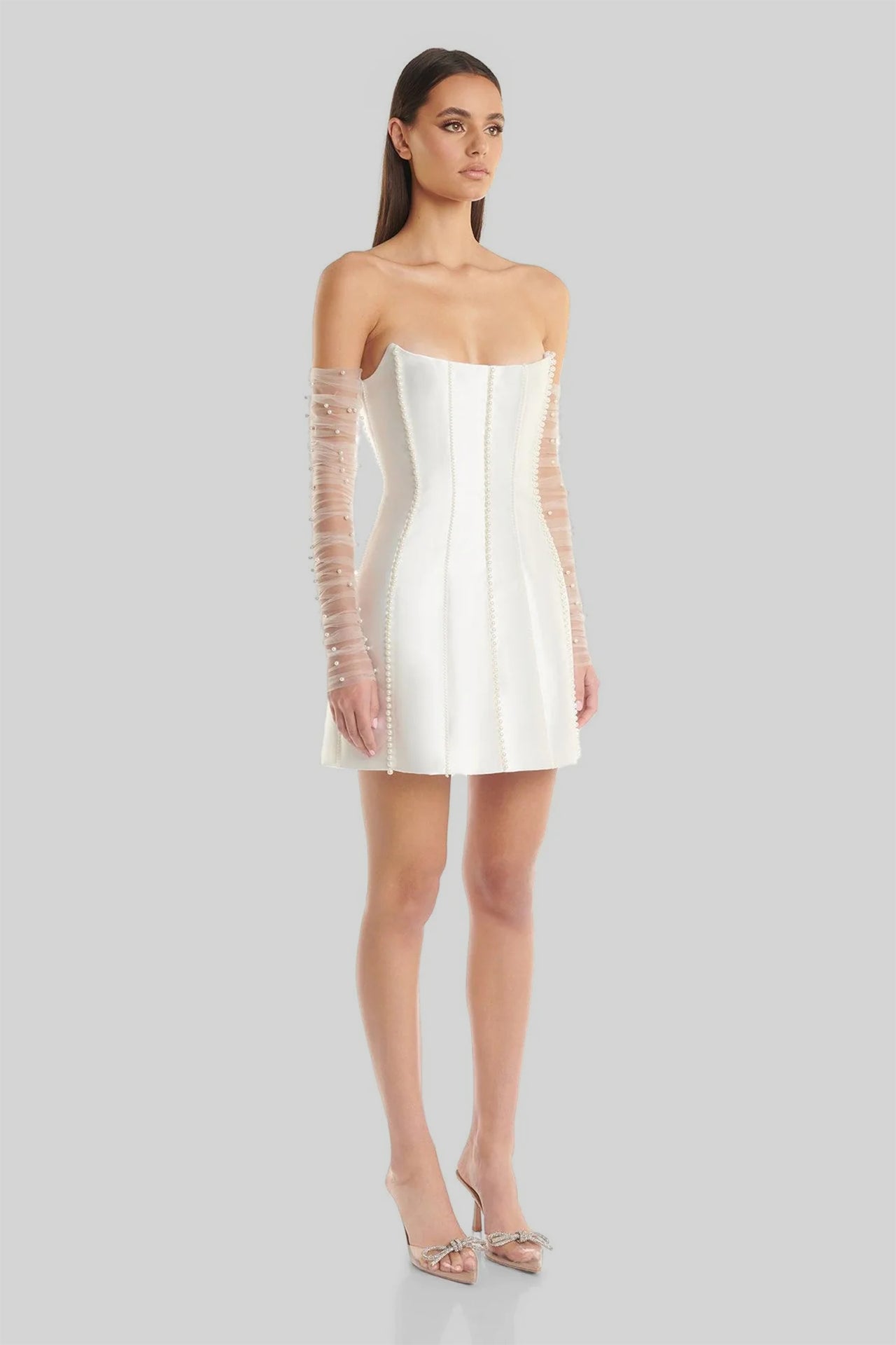 Eleanor Beadwork Mini Dress