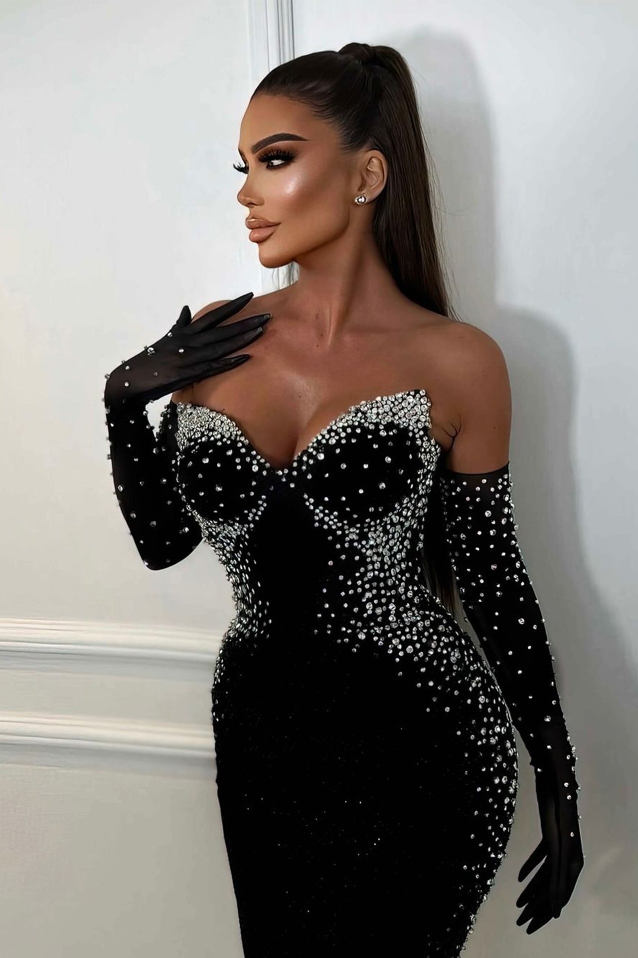 Daria Off Shoulder Maxi Dress