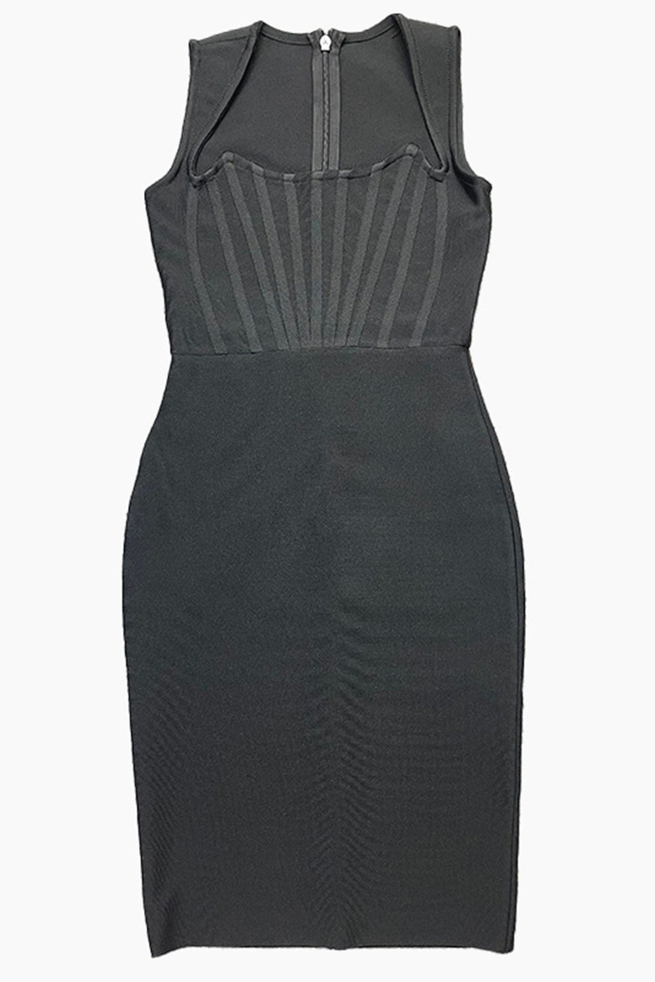 Victoria Fishbone Midi Dress