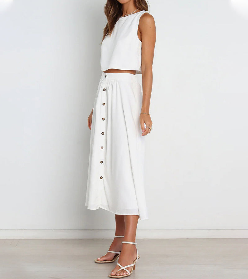 Sweet Sexy Waist Solid Color Suits