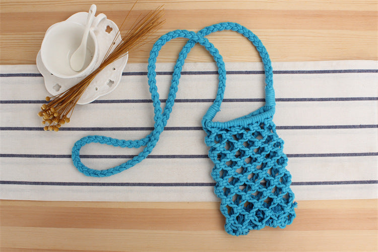 Fashion All-match Popular Woven Shoulder Bag