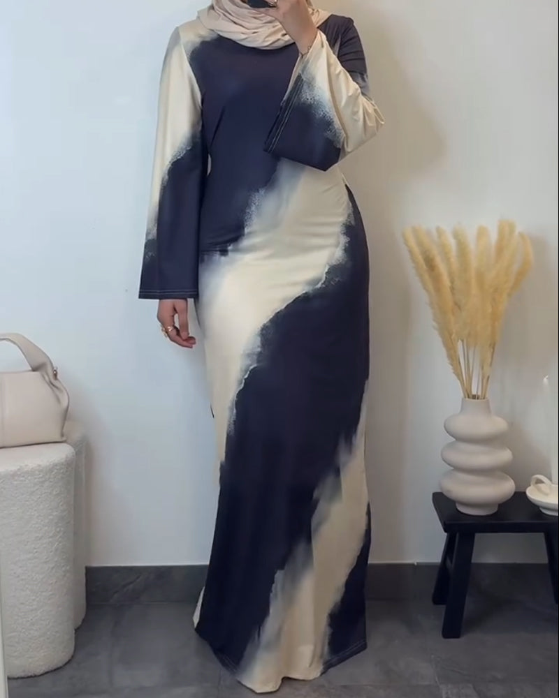 Elegant Gradient Dress