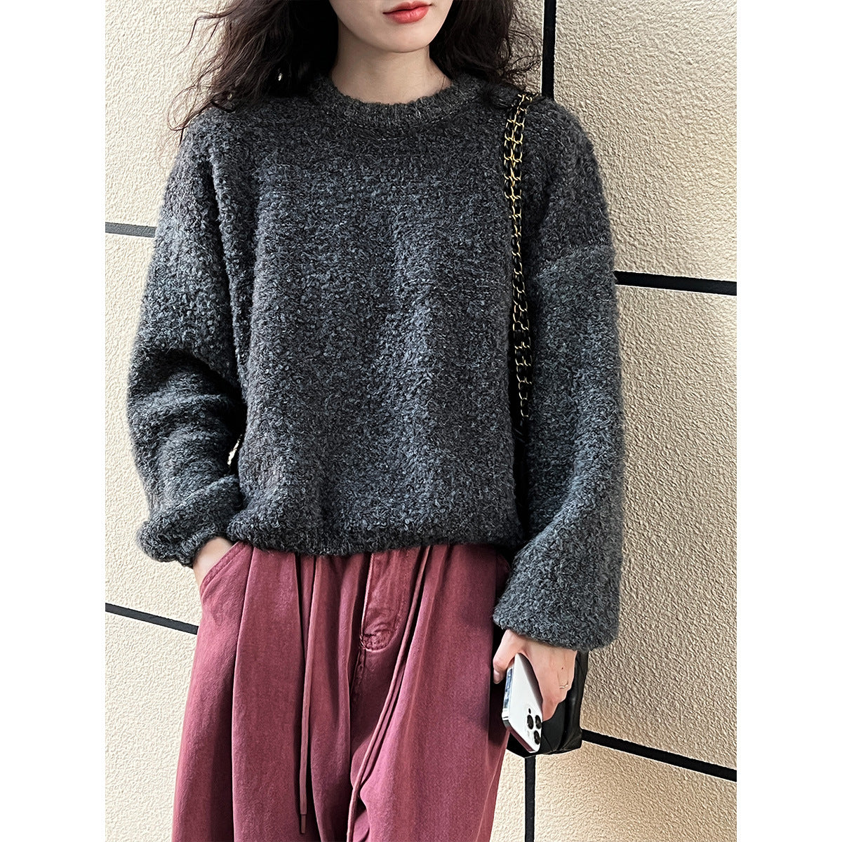 Vintage Wool Long Sleeve Sweater