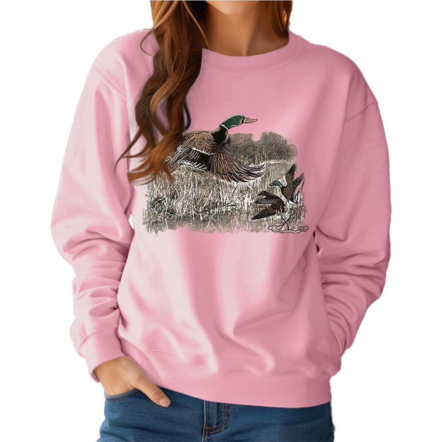 🦆Women's Vintage Mallard Duck Sweatshirt(Buy 2 Free Shipping)