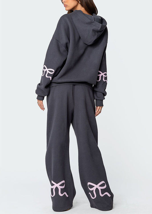 Butterfly Hooded Sweatshirt Sweatpants Set (Buy 2 Free Shipping)