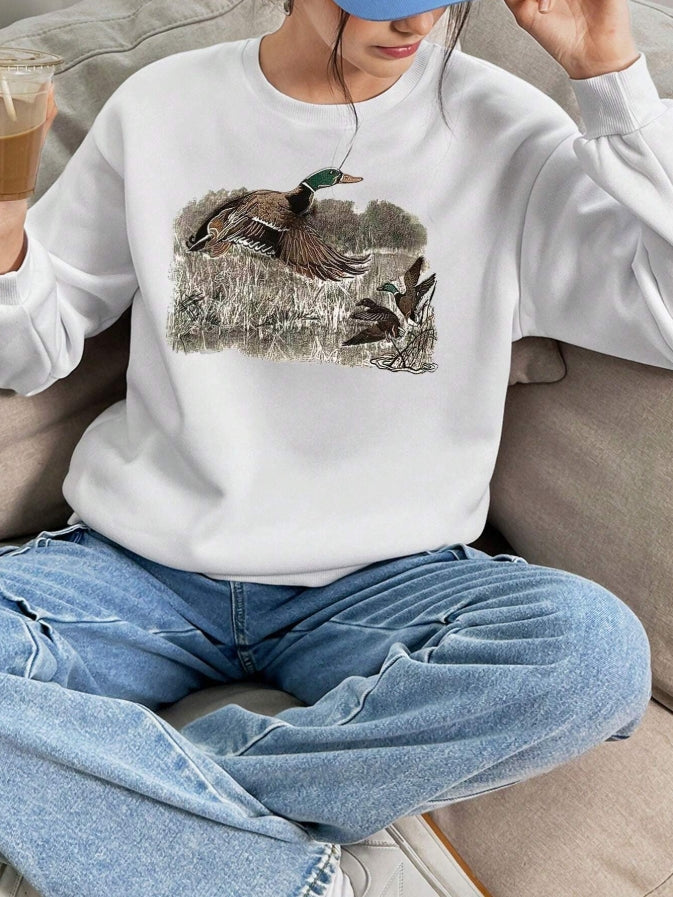 🦆Women's Vintage Mallard Duck Sweatshirt(Buy 2 Free Shipping)