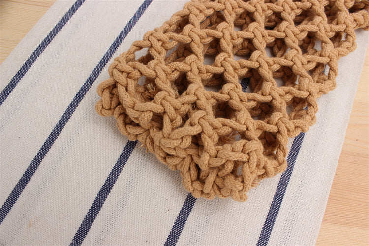 Fashion All-match Popular Woven Shoulder Bag