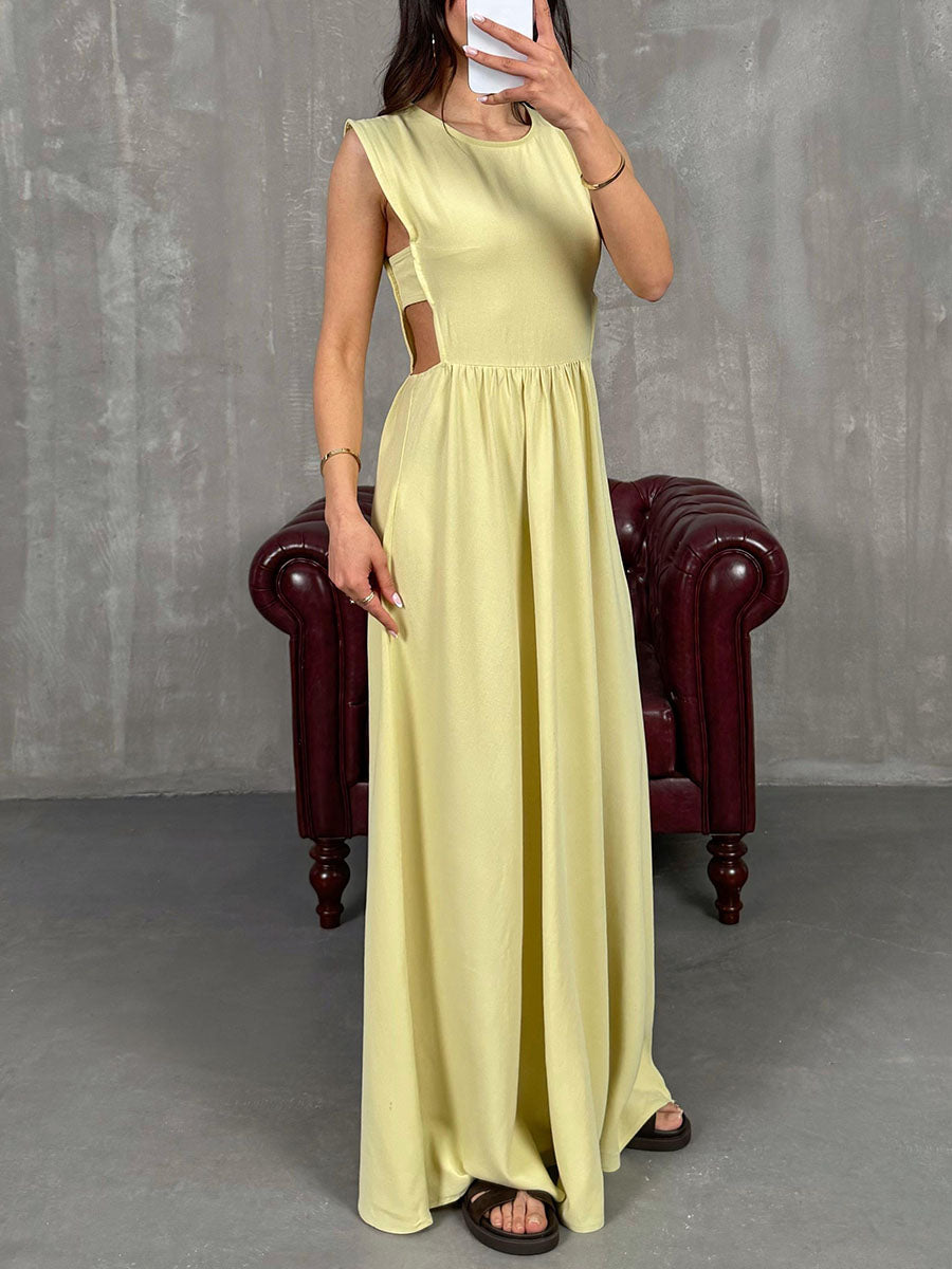 Sleeveless casual dress