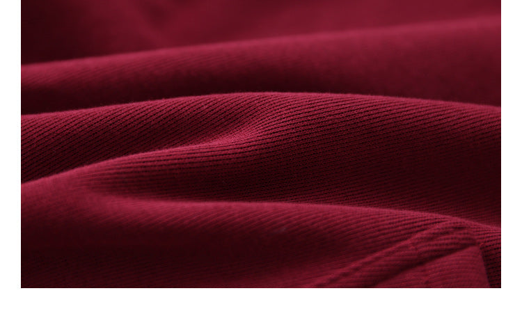 Casual Solid Color High Collar Velvet Sweatshirt