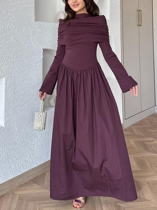 Casual Pleated Dress