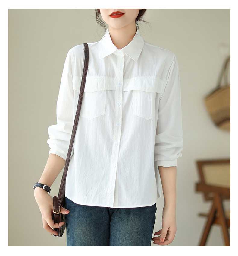Casual Solid Color Long Sleeve Shirt