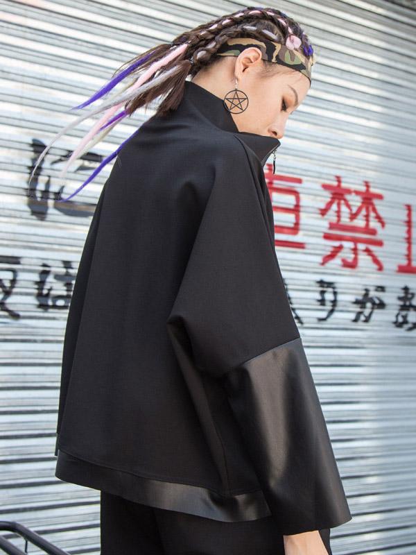 Loose Double Zipper Long Sleeves Sweatshirt