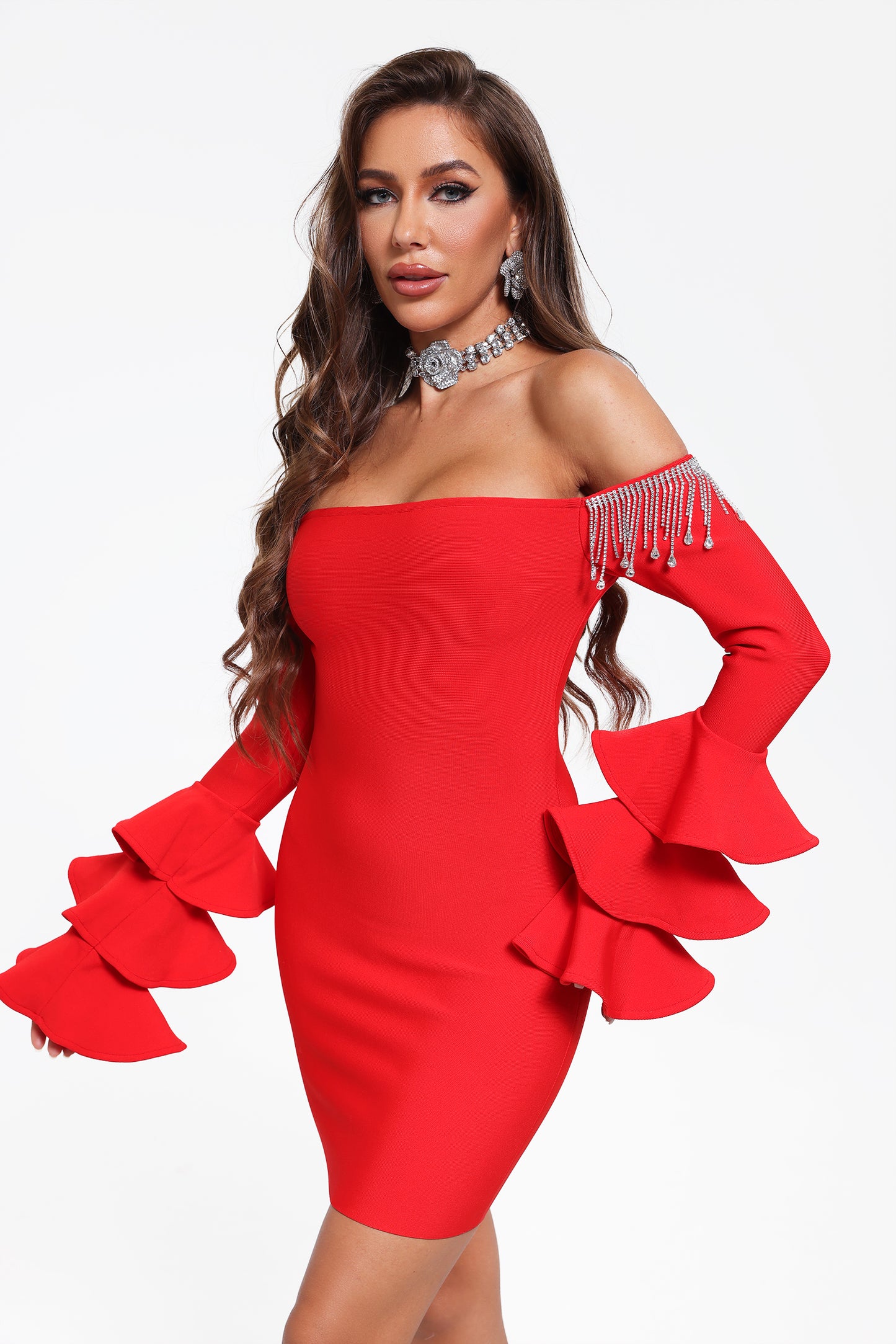 Eliza Strapless Bandage Mini Dress