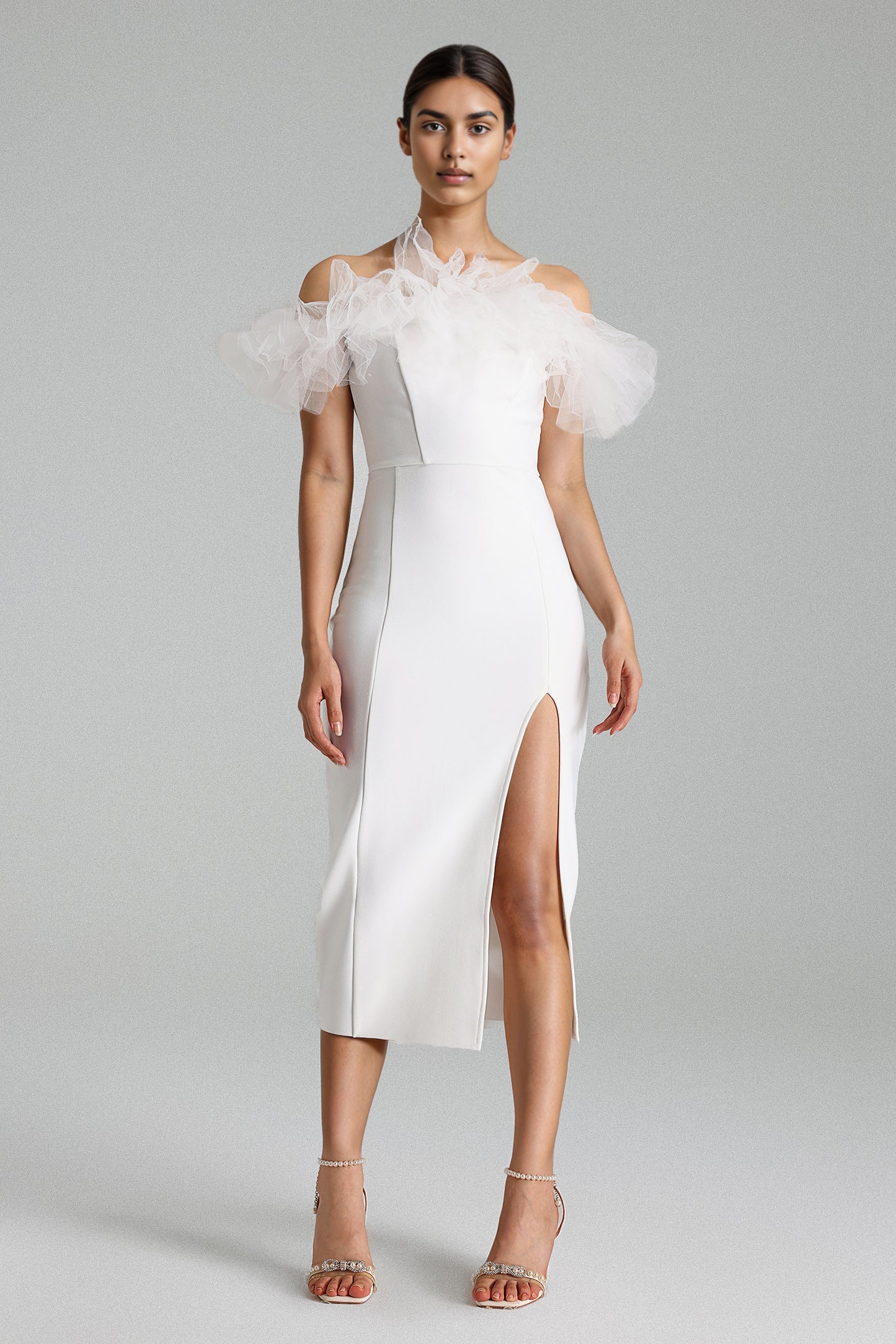 Trinaco High Slit Bandage Dress